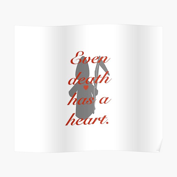 The Book Thief- Even death has a heart Poster