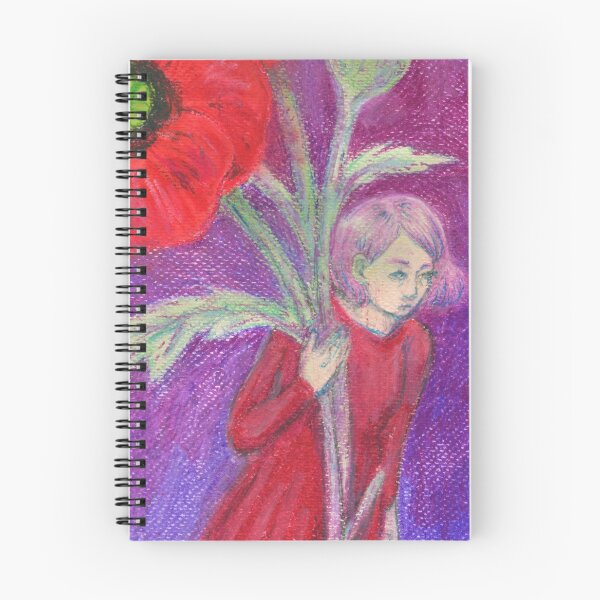 Item preview, Poppy fairy oil pastel drawing designed and sold by Hynek Šnajdr.
