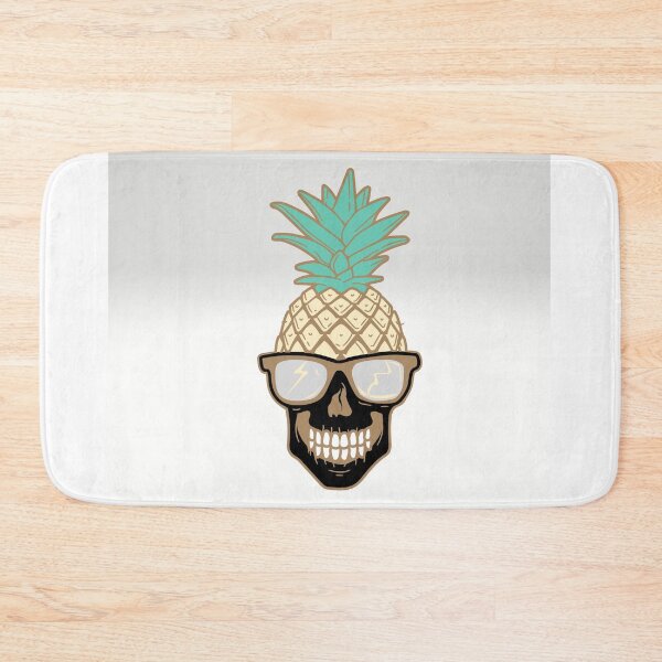 Item preview, Pineapple skull with glasses designed and sold by Delicarte.