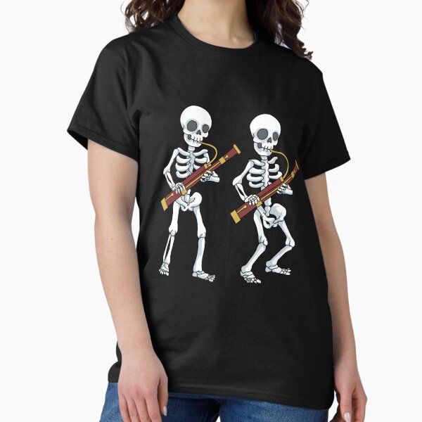 Item preview, Skeleton Bassoon Band Player Bassoonist Reeds designed and sold by DSWShirts.