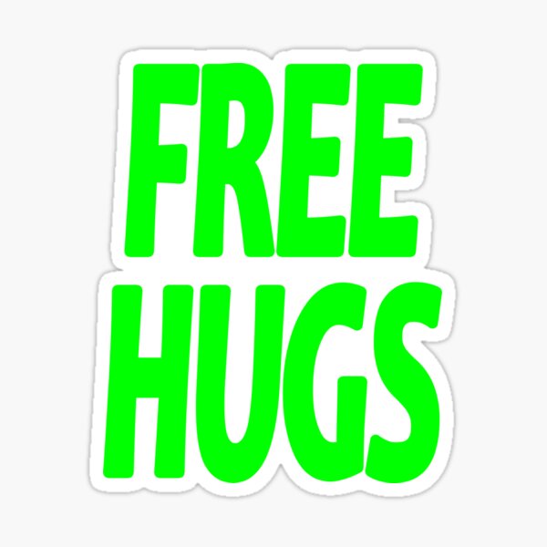 Free Hugs Sticker
