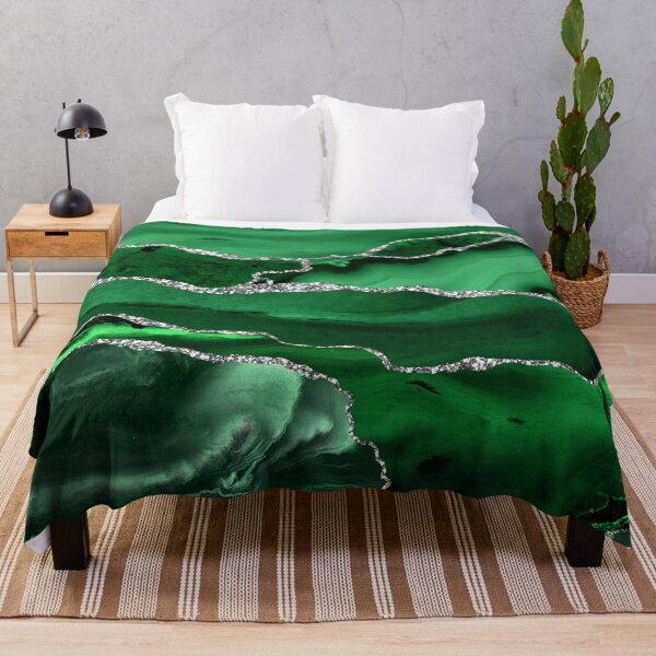 Item preview, Emerald Green Faux Marble And Agate Texture  designed and sold by MysticMarble.