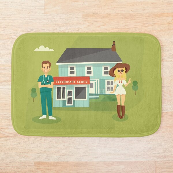 Vet Clinic Bath Mat