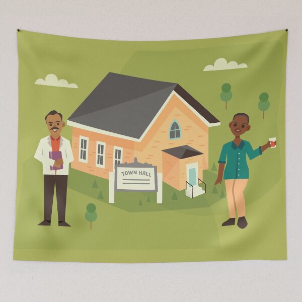 Item preview, Town Hall designed and sold by Risa Rodil.