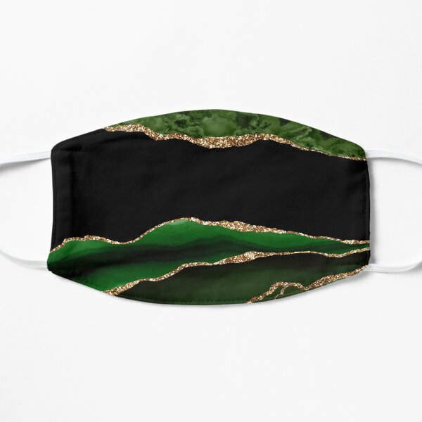 Emerald Green Malachite Marble Mask