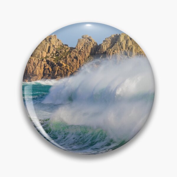 Item preview, Stormy sea at Porthcurno designed and sold by bitm2007.