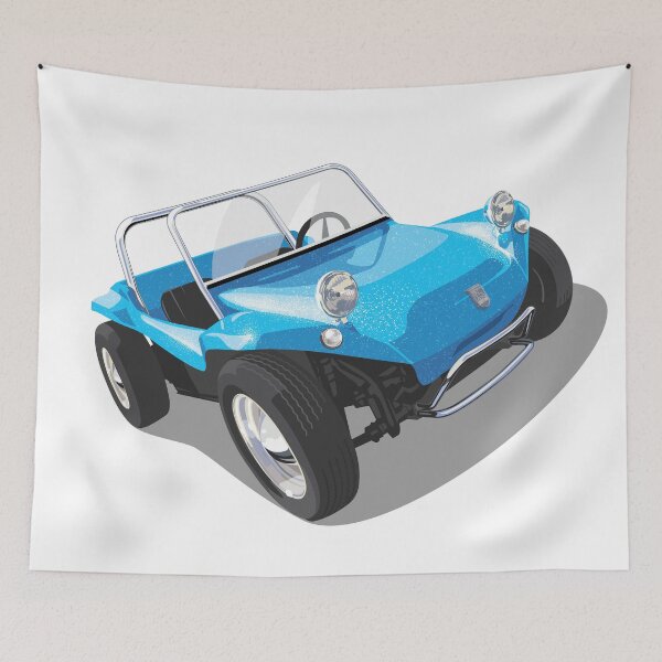 Item preview, Beach Buggy Blue designed and sold by candc-retro.