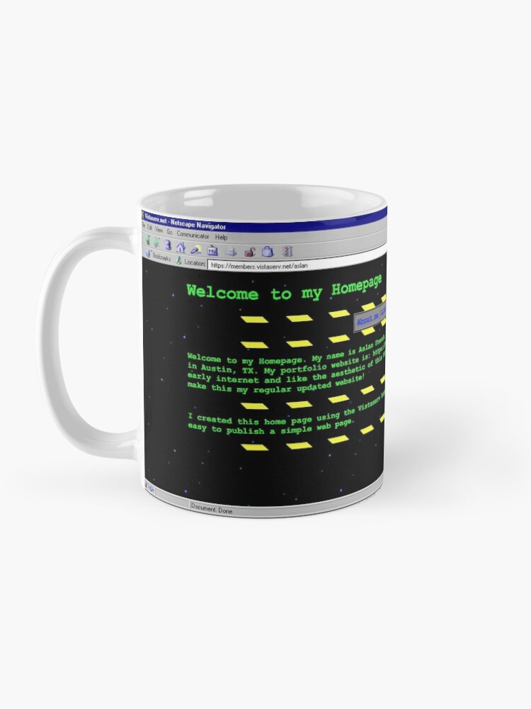 Alternate view of aslan on Vistaserv.net Coffee Mug