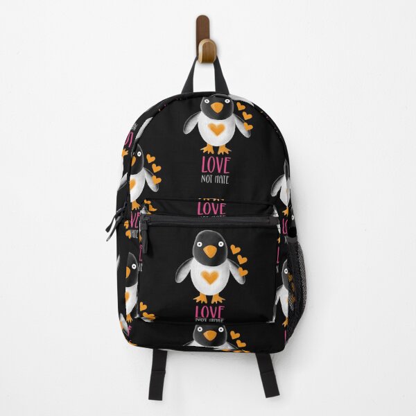 Item preview, Love Not Hate Penguin designed and sold by VicEllisArt.