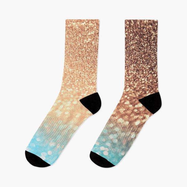 Item preview, Salmon and Ocean Blue Blush Faux Glitter designed and sold by MysticMarble.