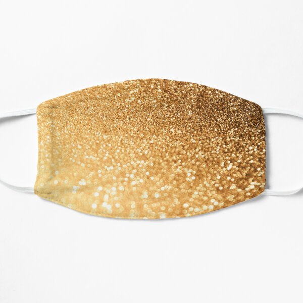 Mermaid Ocean Gold Blush Glitter Mask