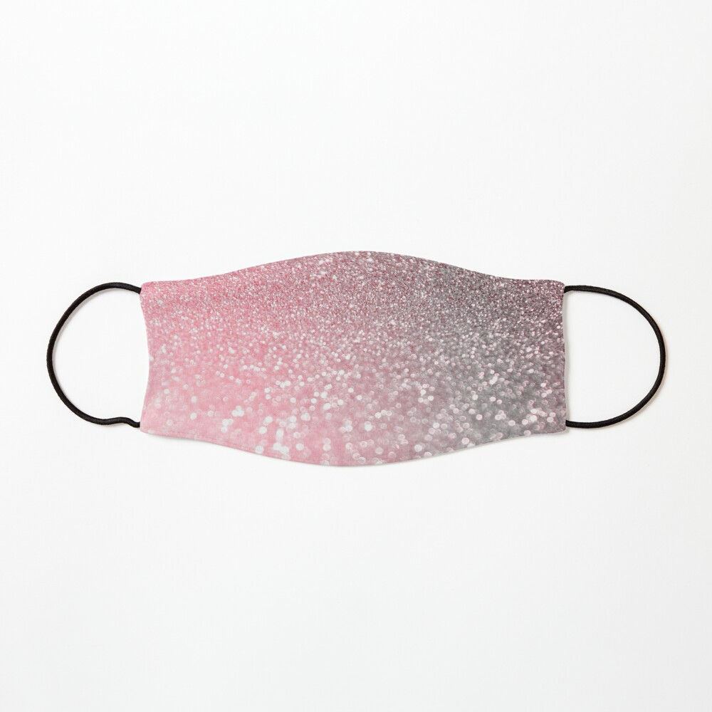 Mermaid Rose Gold Blush Glitter Mask