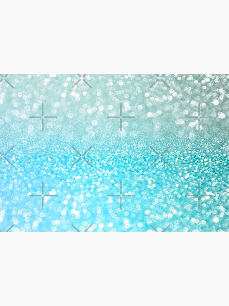 Mermaid Ocean Blue Blush Glitter by MysticMarble