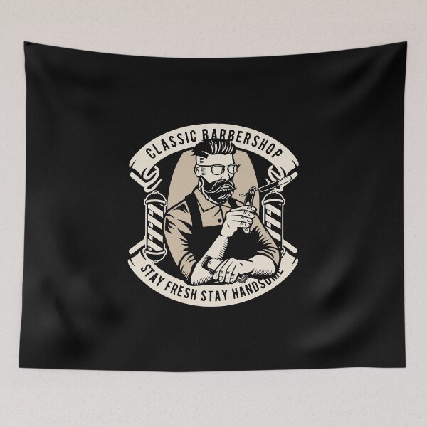 Item preview, Classic barber shop designed and sold by xlshirt.