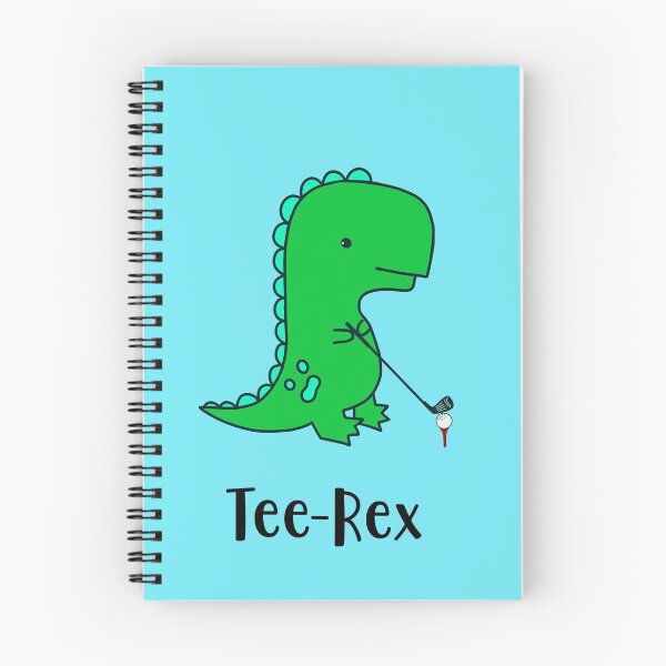 Artikelvorschau, Tee Rex, der Golf spielende Dinosaurier entworfen und verkauft von Pickle-Lily.