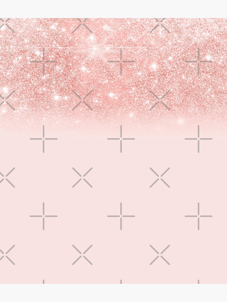 Blush Rosegold Glitter by MysticMarble