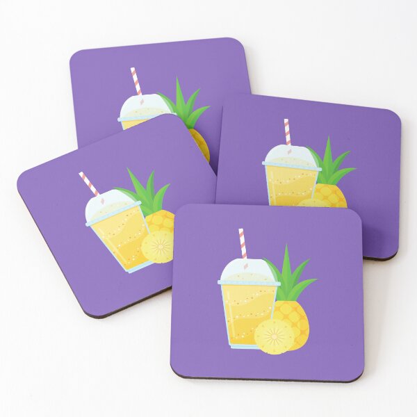 Item preview, Pineapple drink with pineapple in backround designed and sold by Delicarte.