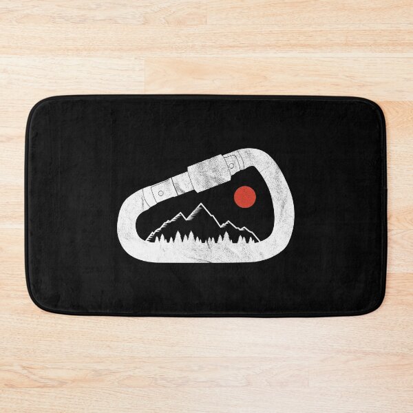Item preview, Carabiner Climbing in the Mountains Mountaineering Gift designed and sold by Kuma518.