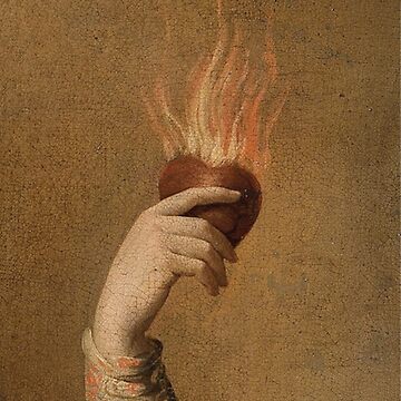 Vorschaubild zum Design Herz in Flammen Malerei Detail von ocddot