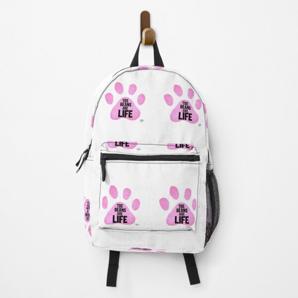 Item preview, Toe Beans Are Life Pink Paw Print designed and sold by Lydia-Artwork.