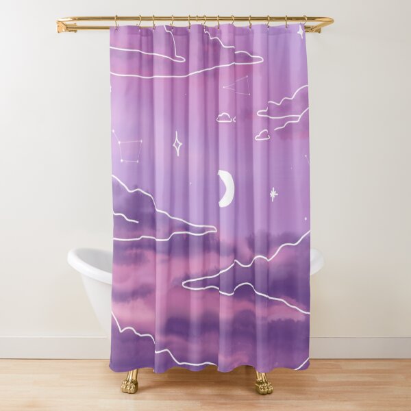 Japanese Shower Curtain Set Cherry Blossom Anime Shower 72x72 Inch White |  eBay