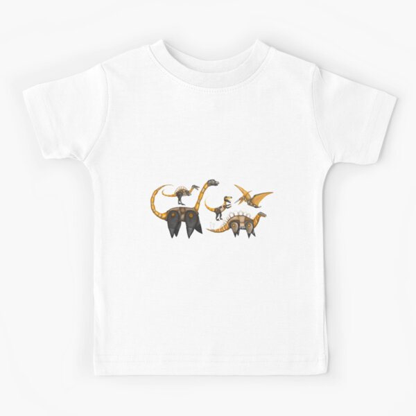 Dinosaur Robots Kids T-Shirt