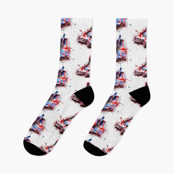 Item preview, Union Jack flag Dr Martens boots designed and sold by Retro Futurist.