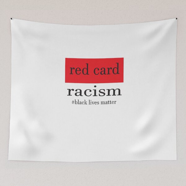 Item preview, Red Card Racism Black Lives Matter  designed and sold by camelia khaled.