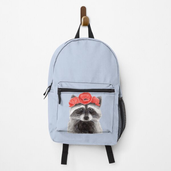Item preview, Raccoon with Flowercrown - Watercolour Painting designed and sold by Pattokarts.