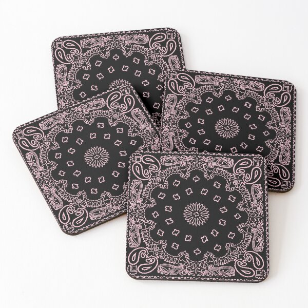 Item preview, Bandana Black and Pink designed and sold by maniacfitness.