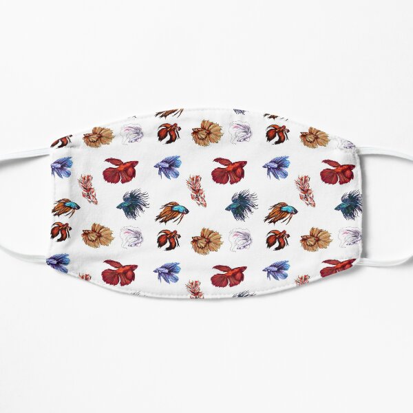 Betta fishes Flat Mask