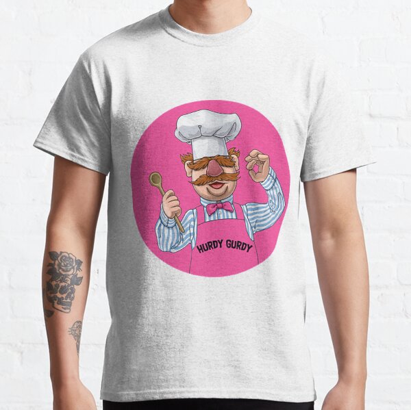 Hurdy Gurdy Bork Bork Microwave Chef - Bad Cook Gifts - Lazy Cooks - Funny Swedish Chef Classic T-Shirt
