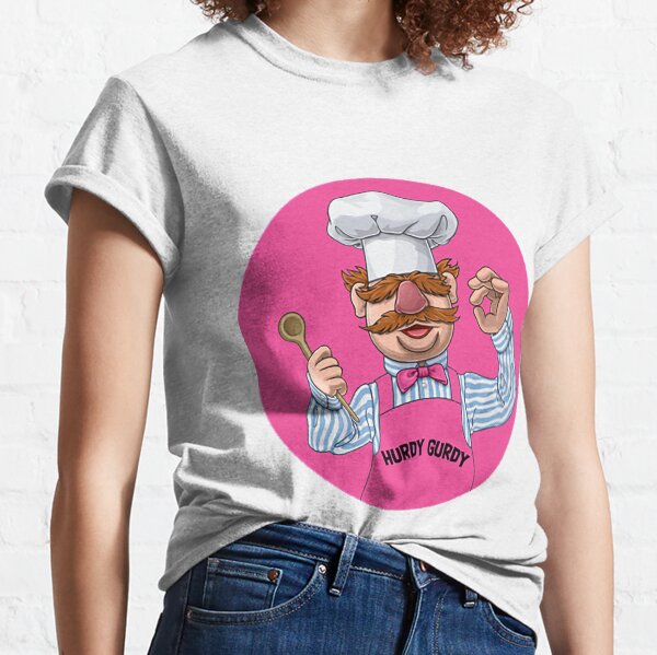 Hurdy Gurdy Bork Bork Microwave Chef - Bad Cook Gifts - Lazy Cooks - Funny Swedish Chef Classic T-Shirt