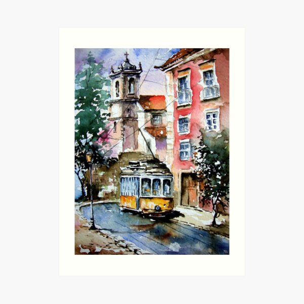 Lisbon always be charming.. Art Print