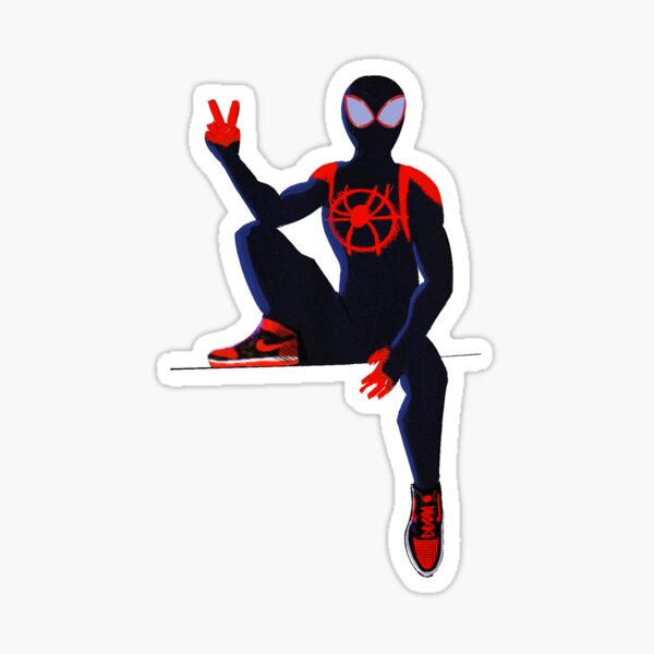 Laptop Marvel Art Marvel Stickers Laptop Sticker Miles Morales Sticker ...