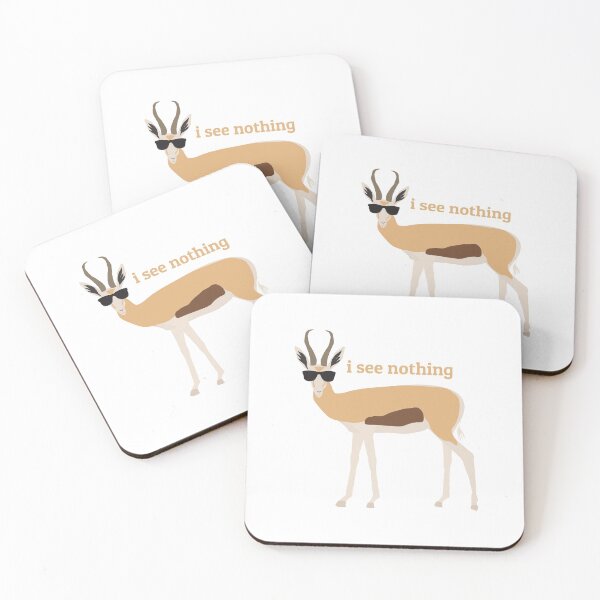 Item preview, I See Nothing - Antelope Wearing Sunglasses Design designed and sold by idovedesign.