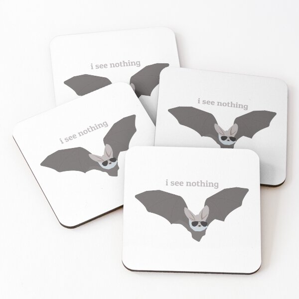 Item preview, I See Nothing - Bat Wearing Sunglasses Design designed and sold by idovedesign.