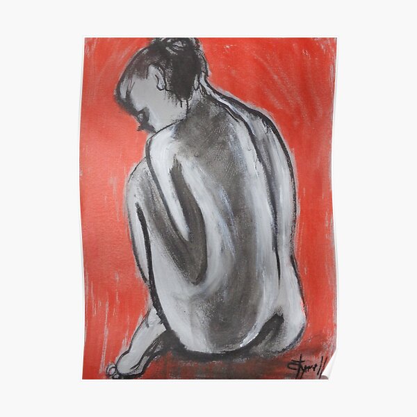 Posture 3 - Female Nude Poster