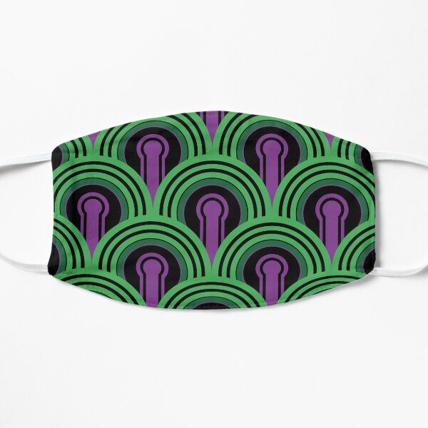 Overlook Hotel Carpet from The Shining: Purple/Green Flat Mask