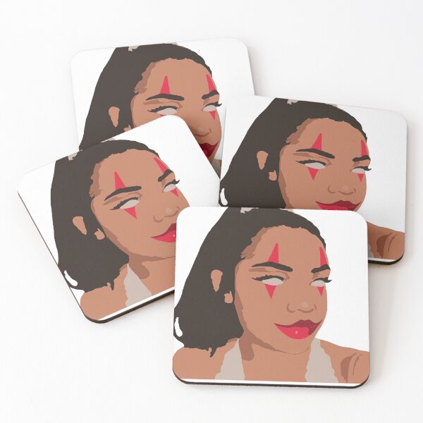 Item preview, Avani Clown Makeup Illustration designed and sold by cloudvity.