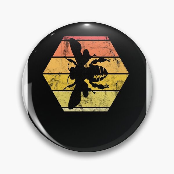 Item preview, bee vintage retro beekeeper honeycomb gift designed and sold by Kuma518.