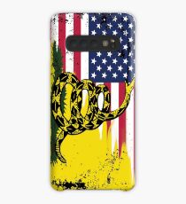 American Gadsden Flag Worn Case/Skin for Samsung Galaxy