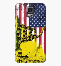 Amerikanische Gadsden-Flagge getragen Hülle & Skin für Samsung Galaxy