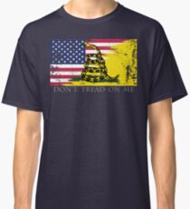 American Gadsden Flag Worn Classic T-Shirt