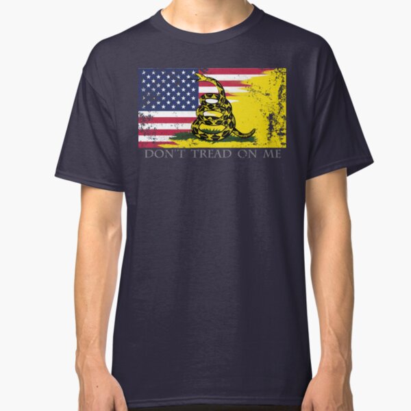 American Gadsden Flag Worn Classic T-Shirt