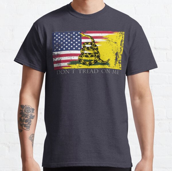American Gadsden Flag Worn Classic T-Shirt