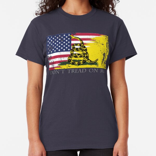 American Gadsden Flag Worn Classic T-Shirt