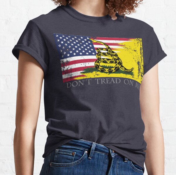 American Gadsden Flag Worn Classic T-Shirt