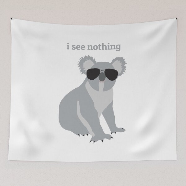 Item preview, I See Nothing - Koala Wearing Sunglasses Design designed and sold by idovedesign.