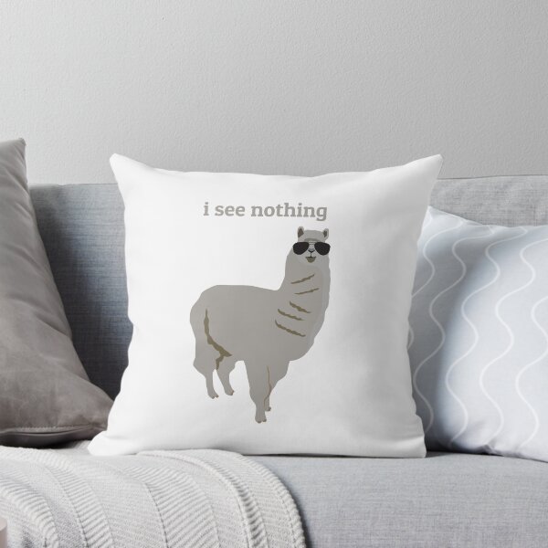 Item preview, I See Nothing - Llama Wearing Sunglasses Design designed and sold by idovedesign.